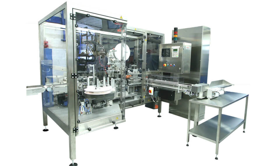 Pharmaceutical labelling and serialisation solution applies tamper labels at high speed